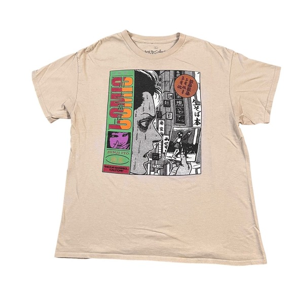 Ripple Junction Other - Junji Ito Collection Crunchyroll Classic Anime Graphic T-Shirt Adult Size Large